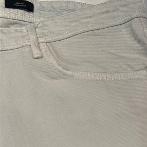 Massimo Dutti Cream Slim Fit Jeans - Picture 6 of 9